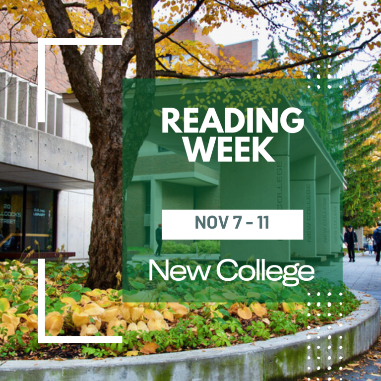 Fall Reading Week New College